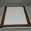 MWAZZLL Retro Wall Mirror with Wood Framed Large Rectangle Hanging Mirrors 20"x16" Decorative for Bathroom Bedroom Living Room