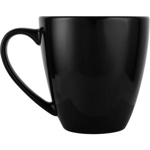 39oz Large Coffee Mug Ceramic Tea Cup for Office and Home Big Capacity with Handle also for Soup, Cereal and Salad(black