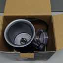 SIMPLETASTE Milk Frother, 4-in-1 Electric Milk Steamer with LED Touch Screen, Automatic Warm and Cold Foam Maker and Milk Warmer for Latte, Cappuccinos, Macchiato (Navy Blue)