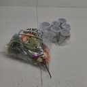 6 Sets Flower Centerpieces for Tables Decor Artificial Hydrangeas with Vase and Hemp Rope Floral Arrangement Faux Flowers Fake Hydrangea Bouquets for Table Wedding Home Office Party (Bright Color)