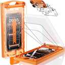 MRGLAS TOP 9H+ Glass 2 Packs for iPhone 17 Pro Max Screen Protector with Camera Lens Protector [Zero Bubble][10X Military Protection] 17 ProMax Tempered Glass Full Edge Coverage, Case-Friendly