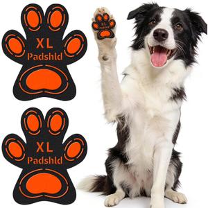 Anti Slip Dog Paw Pads for Senior Dogs - Paw Grips for Hardwood Floors, Enhanced Balance Traction Pads, Breathable Pet Paw Stickers Protectors for Dogs 7 Sets (28 Pcs) XL