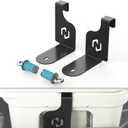 NICECNC Cooler Mounts for Yeti 35 Cooler Compatible with Polaris RZR XP 1000 EPS 2015-2021 RZR XP 4 1000 EPS 2015-2021, Black