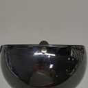 VCOROS Universal Motorcycle Retro Pilot-Style Standard 3 Snap-Button Visor Flip Up Down Open Face Helmet Half Face Shield(Black)