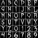 36pcs Halloween Letter Stencils Reusable Halloween Number Stencil DIY Alphabet Stencil for Painting on Wood Canvas Reusable Template Nativity Scene Paint Stencils for Crafts Fabric Home Dcor