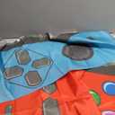 Large 73inch Video Game Photo Prop Game on Party Decorations Red Blue Handheld Gaming Console Banner Backdrop Gaming Photo Booth Frame Background for Boys Birthday Gamer Favor Supplies