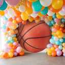 Moukeren 79 Inch Basketball Cutouts Backdrop Banner Party Basketball Senior Night 2026 Decorations Large Hanging Sport Themed Backdrop for Sports Game Theme Birthday Decor Photo Supplies