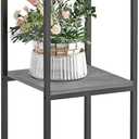 JEPRECO 46" Tall Plant Stand Indoor, 3Tier Modern Plant Shelf, Corner Flower Pot Holder Organizer for Living Room Balcony Patio Garden (Rustic Brown)