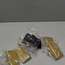 Christmas Stocking Holders for Mantle, Weighted Stocking Hangers, Christmas Stocking Hooks for Tables, Window Fireplace Mantle Decoration(Gold,8PCS)