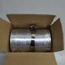 Cenipar Dryer Vent Hose-4 inch Ducting Vent Hose Flexible Aluminum Foil Non-Insulated (4 inch 8 feet) with 2 Clamps