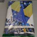 10x8ft Blue and Gold Graduation Backdrop Class of 2026 Photography Background Congrats Grad Photo Backdrop Large Graduation Party Decorations Video Shoot Portrait Photoshoot Props