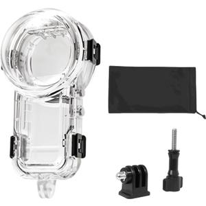 Invisible Dive Housing Case for Insta360 X5,Waterproof Up to 60m/196ft Invisible Underwater Photography Housing, X5 Protective Cover Shell with Bracket Accessories