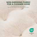 BALANCE Cat Bed Kitten Bed, Washable Round Cat Beds for Indoor Cats, Super Soft Plush Faux Fur Pet Bed for Puppy and Kitten with Anti-Slip Bottom