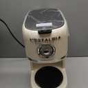 Nostalgia Classic Retro 10 Cup Coffee Maker - One-Touch Drip Brew, Reusable Filter - Anti-Drip, Auto Shutoff, & Time Display - Dishwasher Safe 50 oz Carafe - Cream