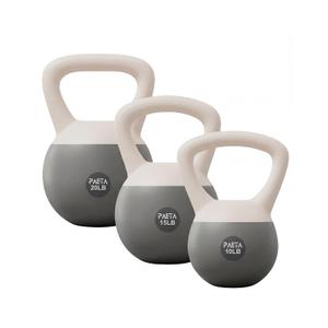 PAETA Soft Kettlebell for Home Fitness – Anti-Slip Grip & Wide Handle Design,Soft Kettlebell Set, Gentle Floor-Friendly Impact – 10lbs, 15lbs, 21lbs, for Home Functional Training