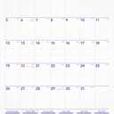 AT-A-GLANCE 2025 Erasable Calendar, Dry Erase Wall Planner, 12" x 17", Small (PMLM022825)