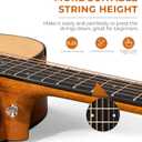 Vangoa 3/4 Acoustic Guitar Kit, 36 Inch Acustica Guitarra Dreadnought Bundle for Beginner Adult Youth Travel With Steel String Spruce Wood Gig Bag Tuner Pickguard, Right Hand