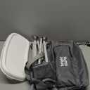 Bright Starts Pop 'N Sit Portable Booster, Indoor/Outdoor Use, Floor Seat with Feeding Tray, Grey, 6 Mos - 3 Yrs , Gray 2 