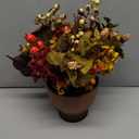 Nearly Natural Autumn Hydrangea with Round Vase