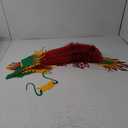 Luxtea 3D Chinese Paper Dragon Garland, Hanging Decoration for New Year Party Mid-Autumn Festival Spring Festival Ornaments (39 inch)
