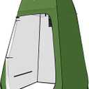 AKOZLIN Portable Pop Up Shower Tent Instant Privacy Dressing Changing Tent Outdoor Shower Room Camp Toilet Tent, 47.2" L47.2" W74.8" H