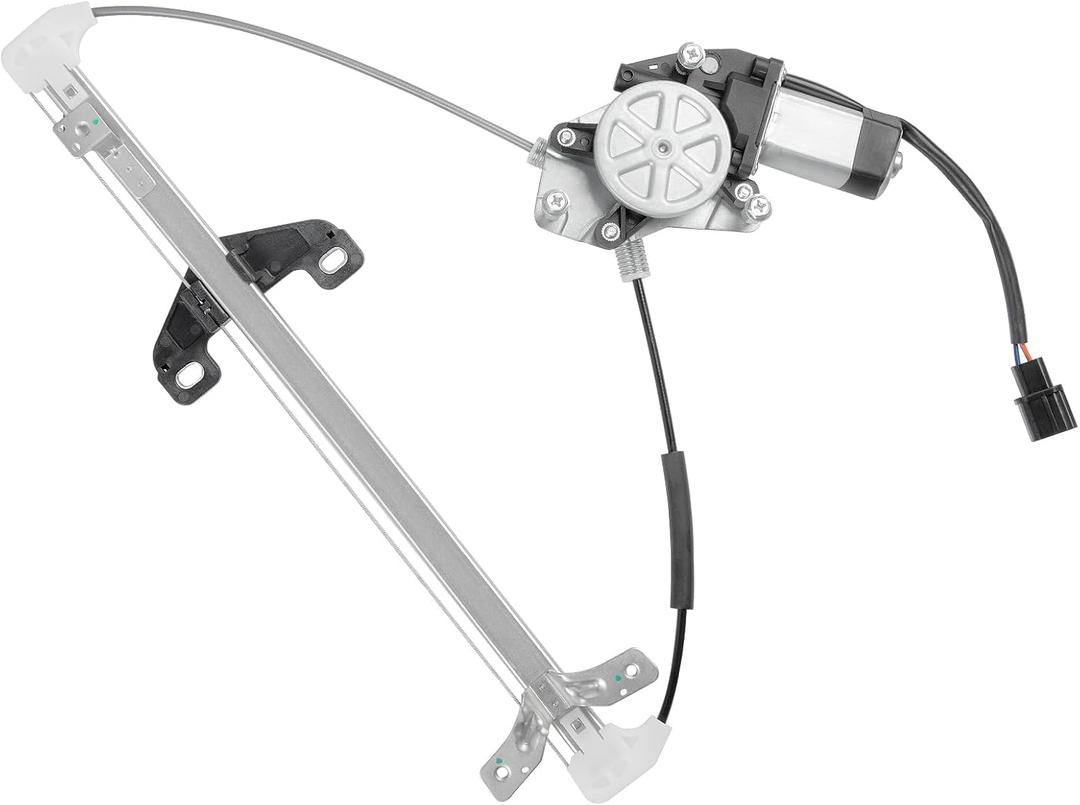 Obaee 748-045 Rear Right Passenger Side Power Window Regulator with Motor Compatible with Honda Accord 2003 2004 2005 2006 2007 Sedan 4-Door Only, Replace OE 72710-SDC-A01, HO1551106