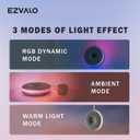 EZVALO Karaoke Machine, Portable Bluetooth Shower Speaker with 2 Wireless Microphones and Lights for Adults, Birthday Gifts for Girls Family Home Party