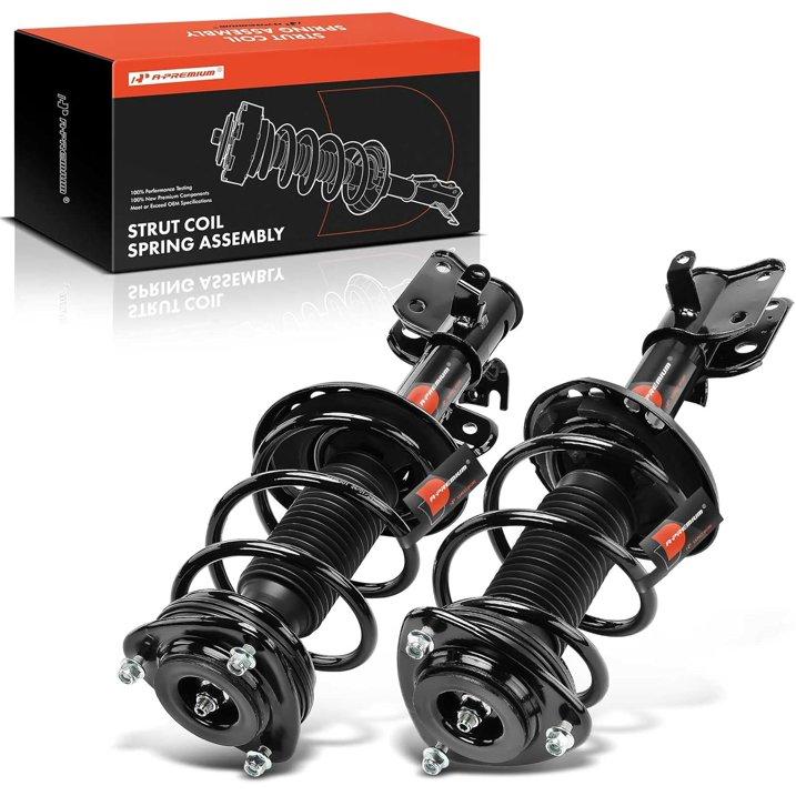 A-Premium Front Struts Compatible with Subaru Impreza 2017 2018 2019, w/ 15" or 16" Wheels - 2x Replacement Suspension Complete Strut Assembly Shock with Coil Spring