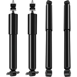Shocks Silverado,ECCPP Front Rear Shock Absorbers Kits for Chevy 1999 2000 2001 2002 2003 2004 2005 06 07 for Chevy Silverado 1500/for GMC Sierra 1500 344380 Gas Strut Auto Shocks (4 pcs for 2WD-RWD)