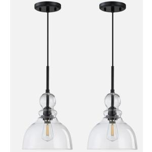 Doraimi Lighting 2 Pack 1 Light Hanging Indoor Kitchen Island Pendant Light 