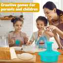 2 x Sandwich Cutter and Sealer Round Cut and Seal Sandwich Maker, Crustless Peanut Butter & Jelly Sandwich Cookie Cutter-Green Round