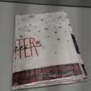 Artoid Mode Red Black Buffalo Plaid Snowman Xmas Trees Christmas Kitchen Towels Dish Towels, 18x26 Inch Daily Seasonal Winter Decoration Hand Towels Set of 4