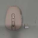 wegear USB Wireless Mouse for Laptop PC Mac, 2.4GHz Cordless Mouse with 6 Buttons, 5-Level Adjustable 4000 DPI, Ergonomic Portable Optical Computer Mice, 24-Month Battery Life-Pink