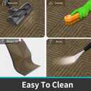 Arotive Front Door Mat Indoor Outdoor Entrance, Heavy Duty Non-Slip Rubber Doormats, Low Profile, Easy Clean, Dirt Trapper Entryway Floor Mats for Outside, Garages and Patios, 29.5x17, Light Brown