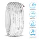 14 Gauge Marine Wire,100ft 14 AWG 14/2 Duplex Marine Grade Wire Tinned Copper Boat Electrical Cable for Automotive Boat Speakers RV Solar Outdoor