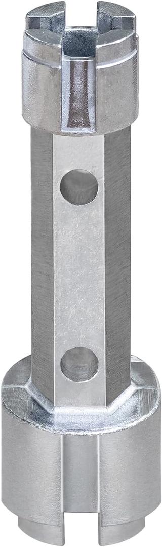 Tub Drain Remover Wrench Removal Tool Dual Ended Dumbell for Bath Drains Heavy Duty Aluminum