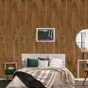 LXCREAT Wood Contact Paper Peel and Stick, Light Brown Wooden Grain Wallpaper for Countertops Furniture 15.7in x 196.8in, Self-Adhesive Removable Waterproof Wallpaper Drawer Liner Cabinets Walls Desk