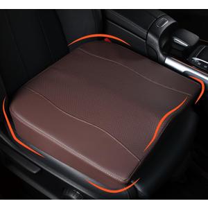 Lofty Aim Car Seat Cushion, Comfort Memory Foam Car Cushions for Driving - Sciatica & Lower Back Pain Relief, Driver Seat Pillow for Auto, Office Chair, Wheelchair - Classic Brown