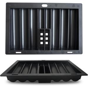 Yuanhe Poker Chip Tray Holder - Blackjack Casino Poker Table Dealer Chips Rack Insert