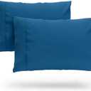 Cosy House Collection Luxury Cooling Rayon Derived from Bamboo Blend Ultra Soft Pillow Cases - Cooling & Breathable - Set of 2 Pillowcases with Envelope Closure (King, Royal Blue)