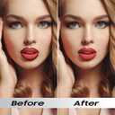 7 x Lip Stain Peel Off Moisturizing Long-Lasting & Waterproof, Peel Off Lip Liner Transfer Proof & Smudge-Proof, Lip Liner Stain Non-Stick Cup for Women All Skin Types Easy to Use (Rose)