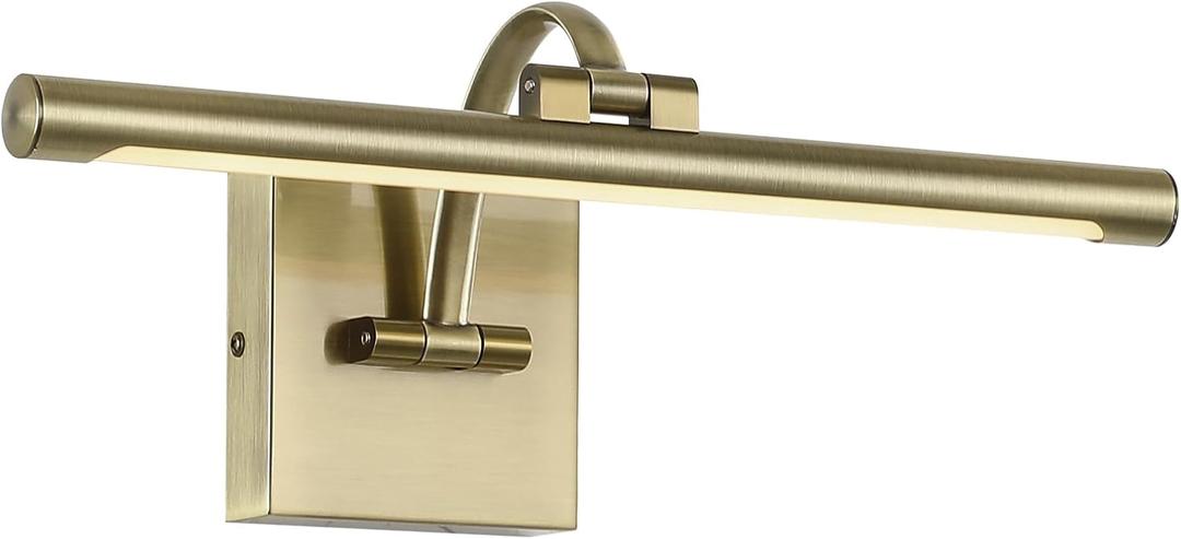 DESOOP Picture Lights for Wall Hard-Wired Antique Bronze Picture Lighting Dimmable Art Light LED Gallery Lighting for Wall Portrait Artwork 15.75 inch 7W 2700K