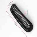 Front Grille Inserts Honeycomb Mesh Covers Carbon Fiber Compatible for Wrangler JK 2007-2015