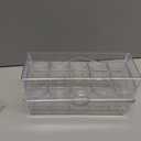 Clear Acrylic Poker Chip Rack with Cover/Casino Chip Tray with Lid, Holds 100 Chips Each