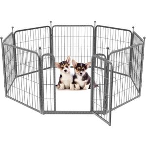 FXW Aster Dog Playpen Designed for Yard, 24inch 8 Panels