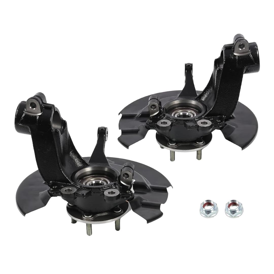 CV6Z2K005C Front Left and Right Steering Knuckle & Wheel Bearing Hub Assembly Compatible with Escape 2013-2019 (Front Left and Right)