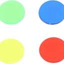 2 x Translucent Game Tokens, 100 Pieces 15mm Round Counting Chips 4 Colors for Classroom Teachers Math Educators Board Game Players Poker Enthusiasts Hands-On Learning Activities