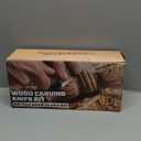 Wood Carving Kit, 20Pcs Wood Carving Tools with Leather Storage Bag, Whittling Kit with 3Pcs Chisels & 8Pcs Whittling Knives & 5 Detail Knives for Beginners and Enthusiasts