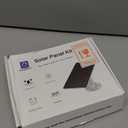 ECO-Worthy Solar Panel for Camera Outdoor Wireless, 5W Fast Charging Compatible with Spotlight & All-New Stick Up Outdoor Cam with USB-C & Barrel Plug & Micro USB, USB C Solar Panel 5V, 9.8ft Cable