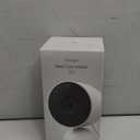 Google Nest Cam Indoor (Wired, 3rd Gen) - Security Camera with 2K Video and Gemini, Night Vision, 2-Way Audio, Works with Google Home - 2025 Model - Snow